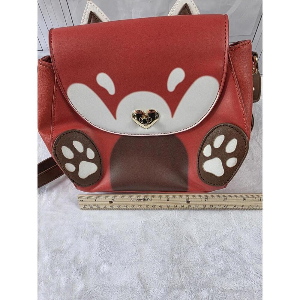 Simbonsai Fox Backpack With Fuzzy Foxtail Charm - Picture 5 of 8